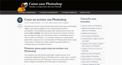 Desktop Screenshot of comousarphotoshop.net