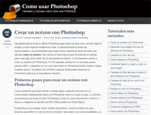 Tablet Screenshot of comousarphotoshop.net